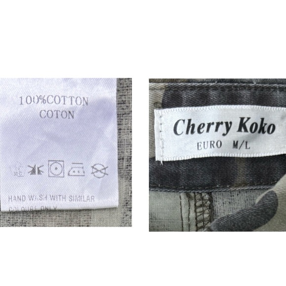 Camo Shacket Lightweight Shirt Jacket Camoflage Mini Print Top Size Medium Large - Picture 11 of 16